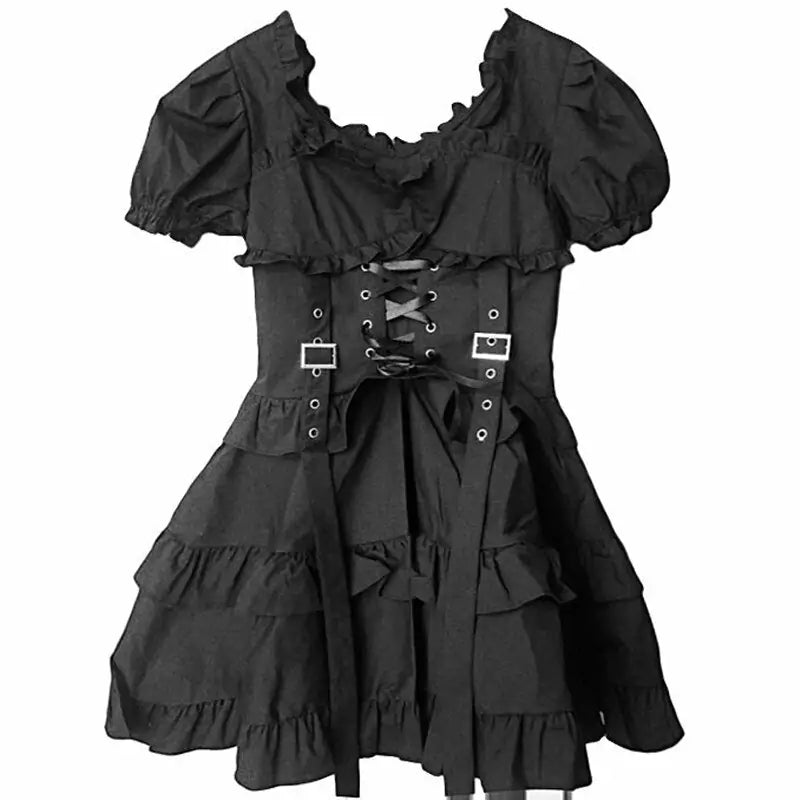 Gothic Women Black Dress - ItemBear.com