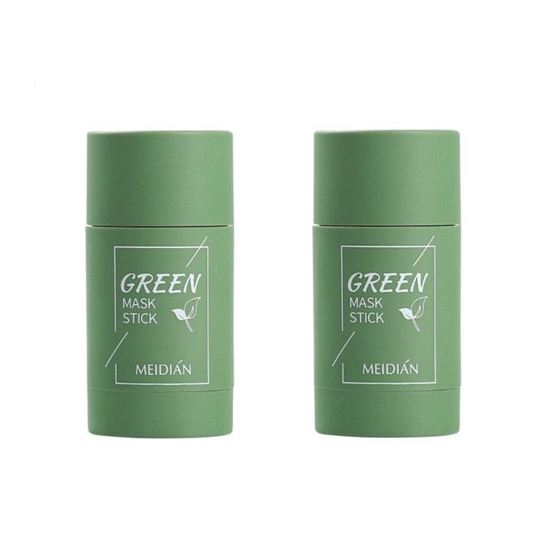 Green Tea Mask Stick Cleansing Face Clean Mask Mud Whitening Moisturizing Purifying Face Masks Clay Stick Oil Control Skin Care - ItemBear.com