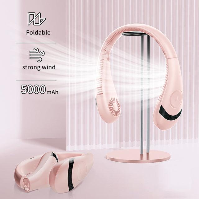 Hanging Neck Foldable Fan - ItemBear.com