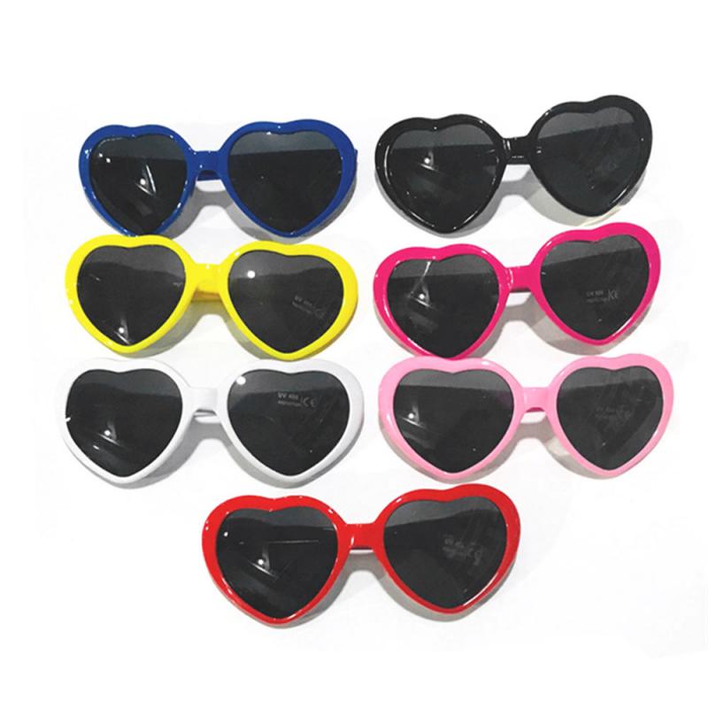 Heart Shape Light Change Sunglasses - ItemBear.com