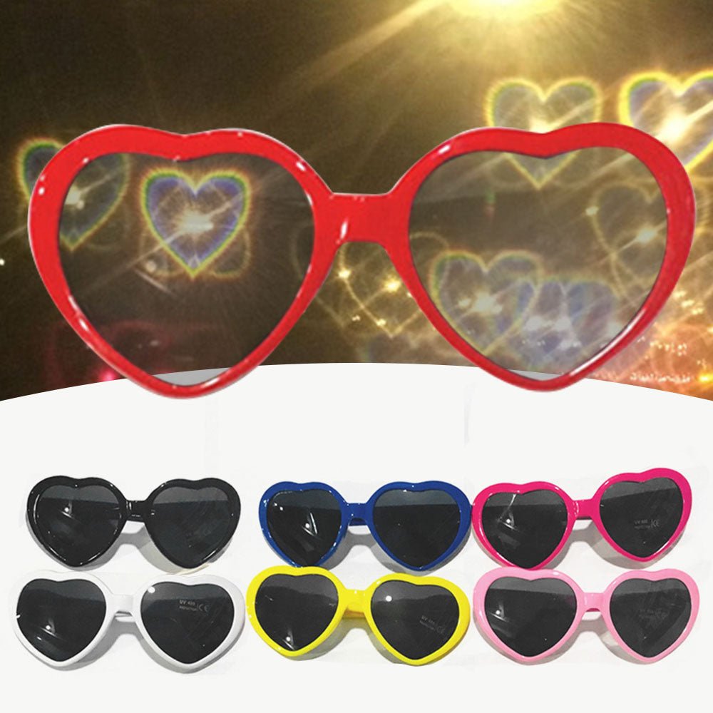 Heart Shape Light Change Sunglasses - ItemBear.com