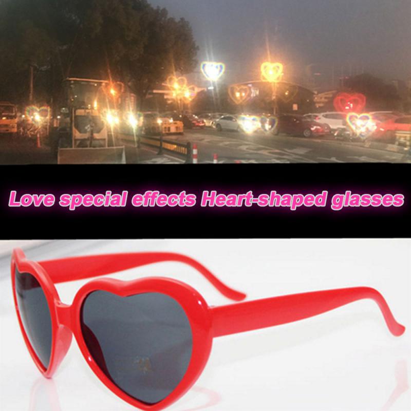 Heart Shape Light Change Sunglasses - ItemBear.com
