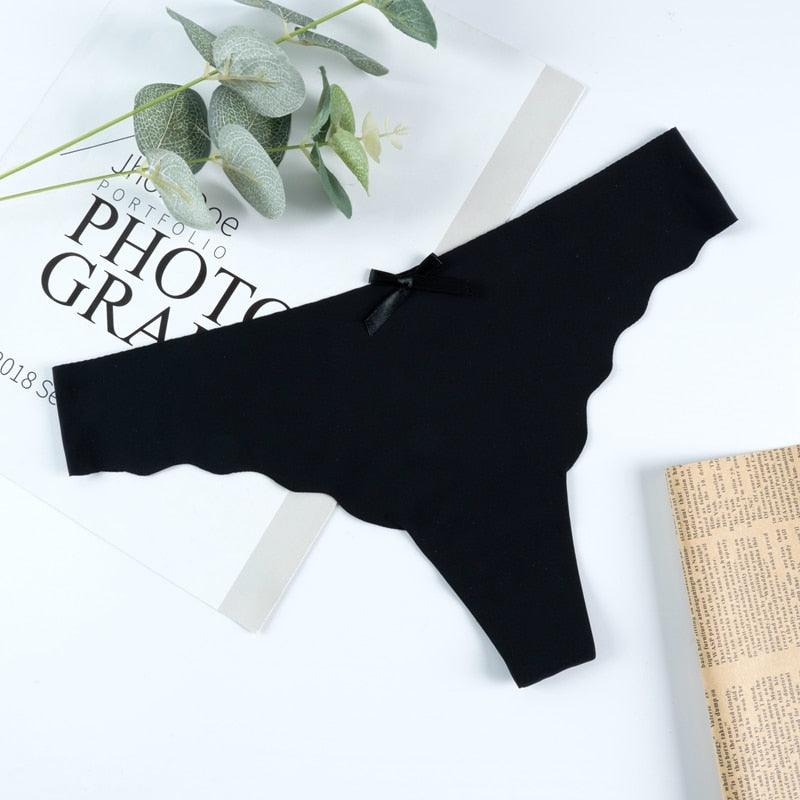 Hot Silk Sexy Women Thongs G String Seamless Panties Low-Rise Ladies T-back Comfortable Lingerie for Female Underwear - ItemBear.com