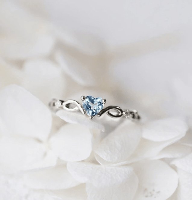 Huitan Simple Heart Ring - ItemBear.com