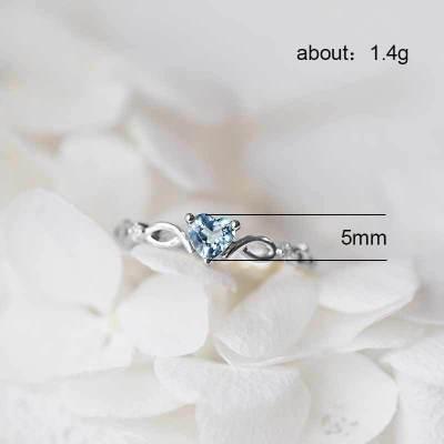 Huitan Simple Heart Ring - ItemBear.com