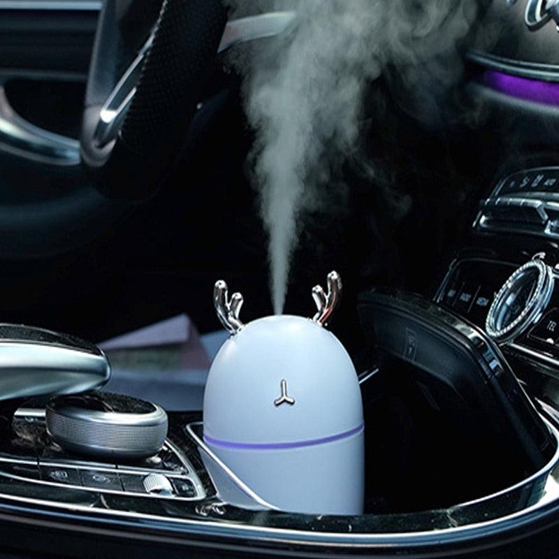 Humidifier Household Bedroom Small Mini Air Fragrance Purification Sprayer Water Replenishing Instrument USB Air-conditioned - ItemBear.com