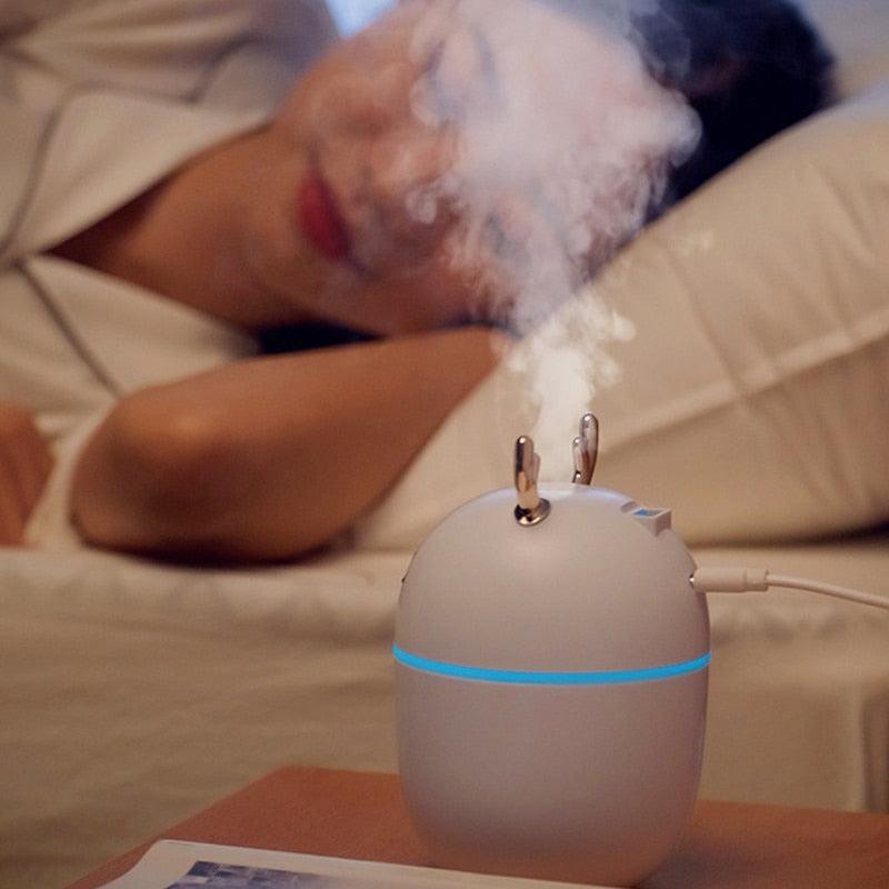 Humidifier Household Bedroom Small Mini Air Fragrance Purification Sprayer Water Replenishing Instrument USB Air-conditioned - ItemBear.com