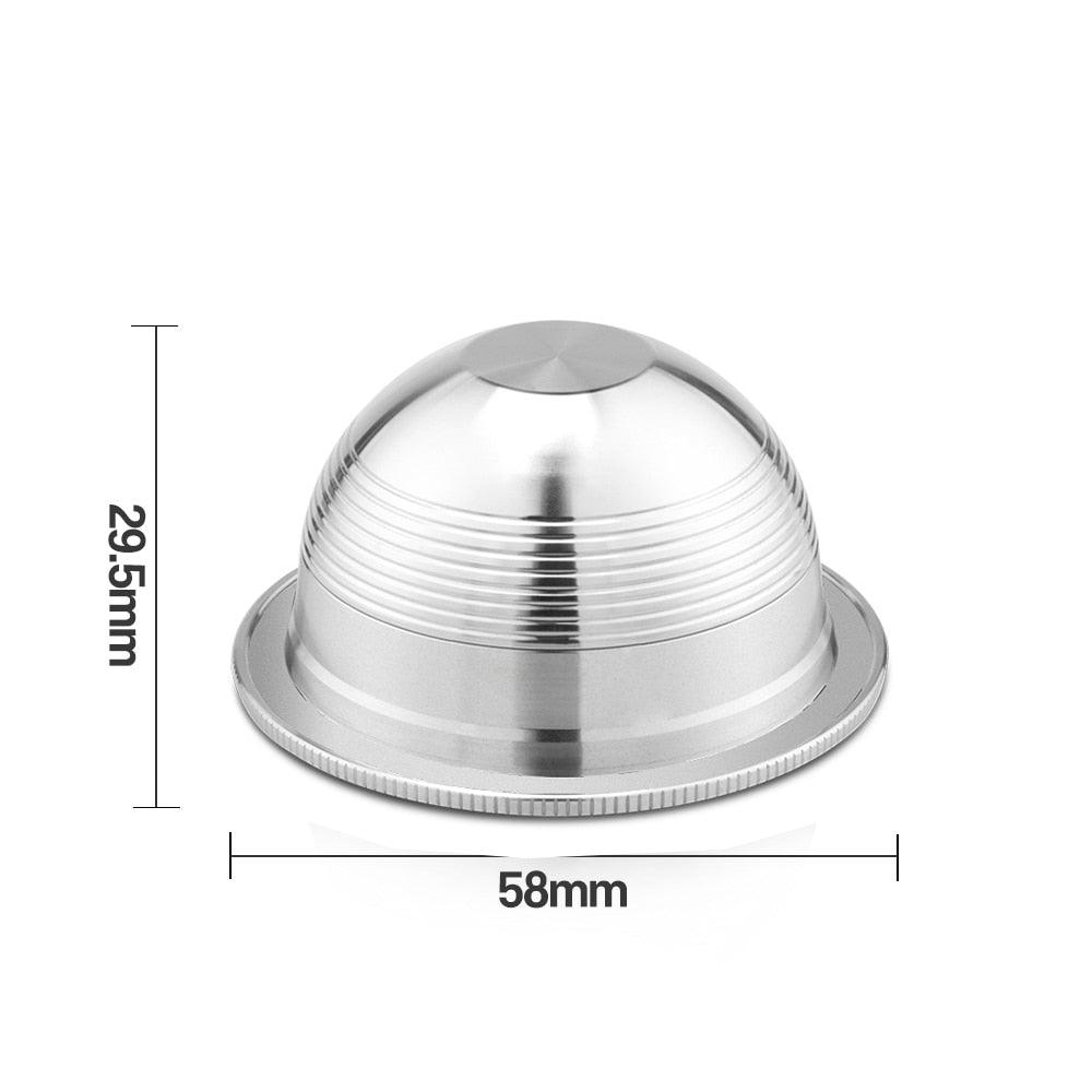 ICafilas Stainless Steel Reusable Vertuo Coffee Capsule (G1) For Nespresso Vertuoline Coffee Machine - ItemBear.com