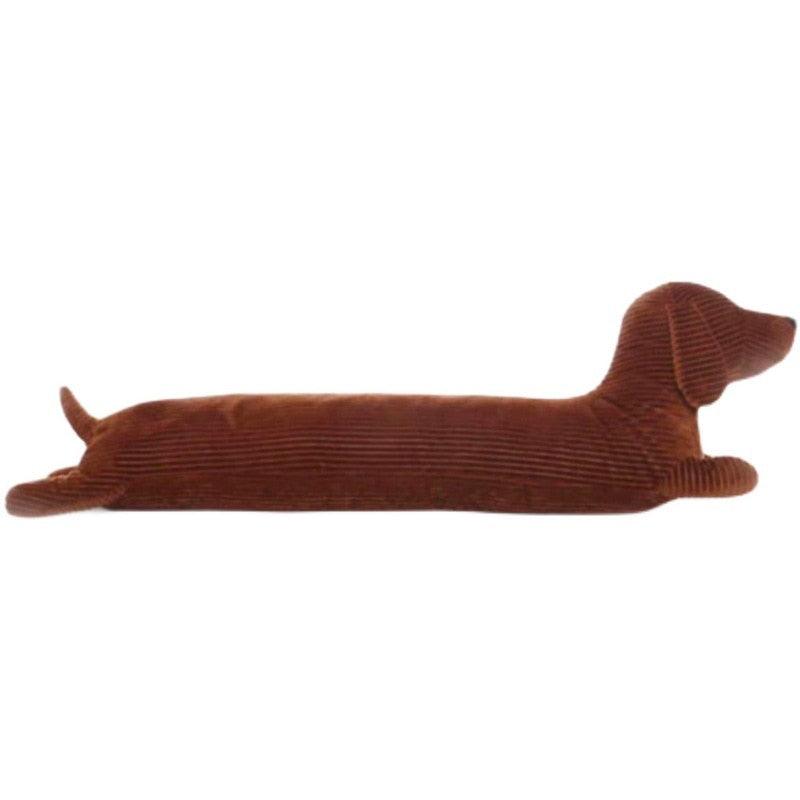 JOYLOVE 55~120cm Dachshund Dog Cushion Lovers Brown Cute British Short-legged Dachshund Dog Pillow Cushion Sofa Gift Plush doll - ItemBear.com