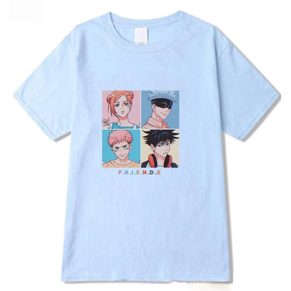 Jujutsu Kaisen T Shirt Men Japanese Anime T-shirt Tops Unisex Male - ItemBear.com