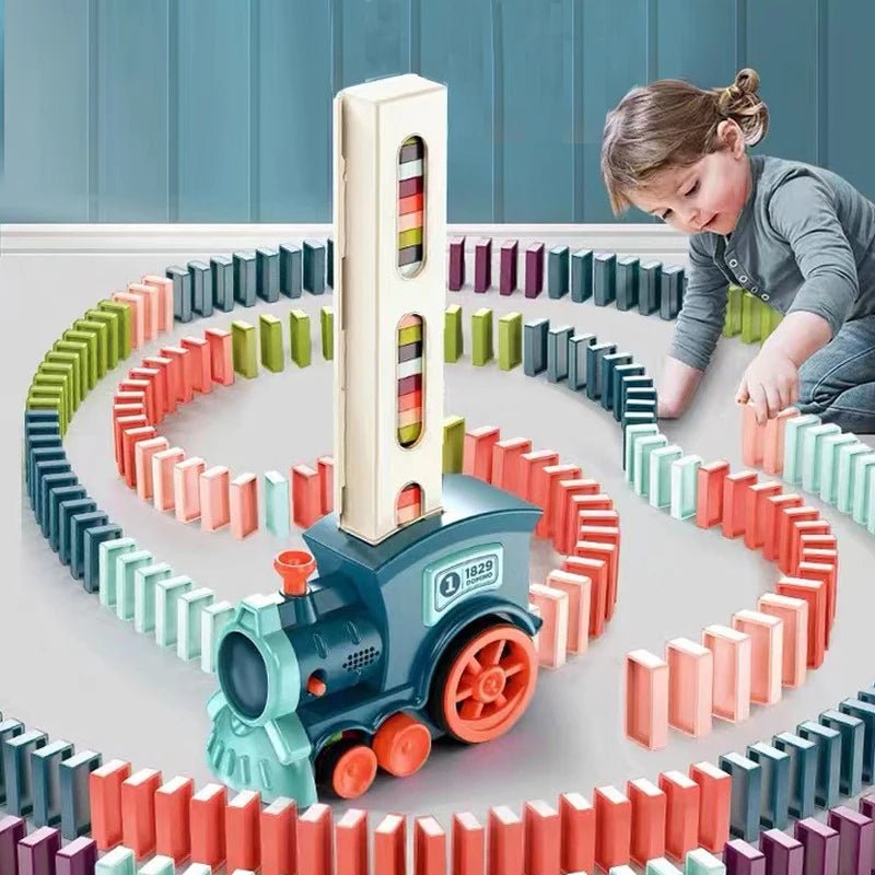 Kids Automatic Domino Train - ItemBear.com