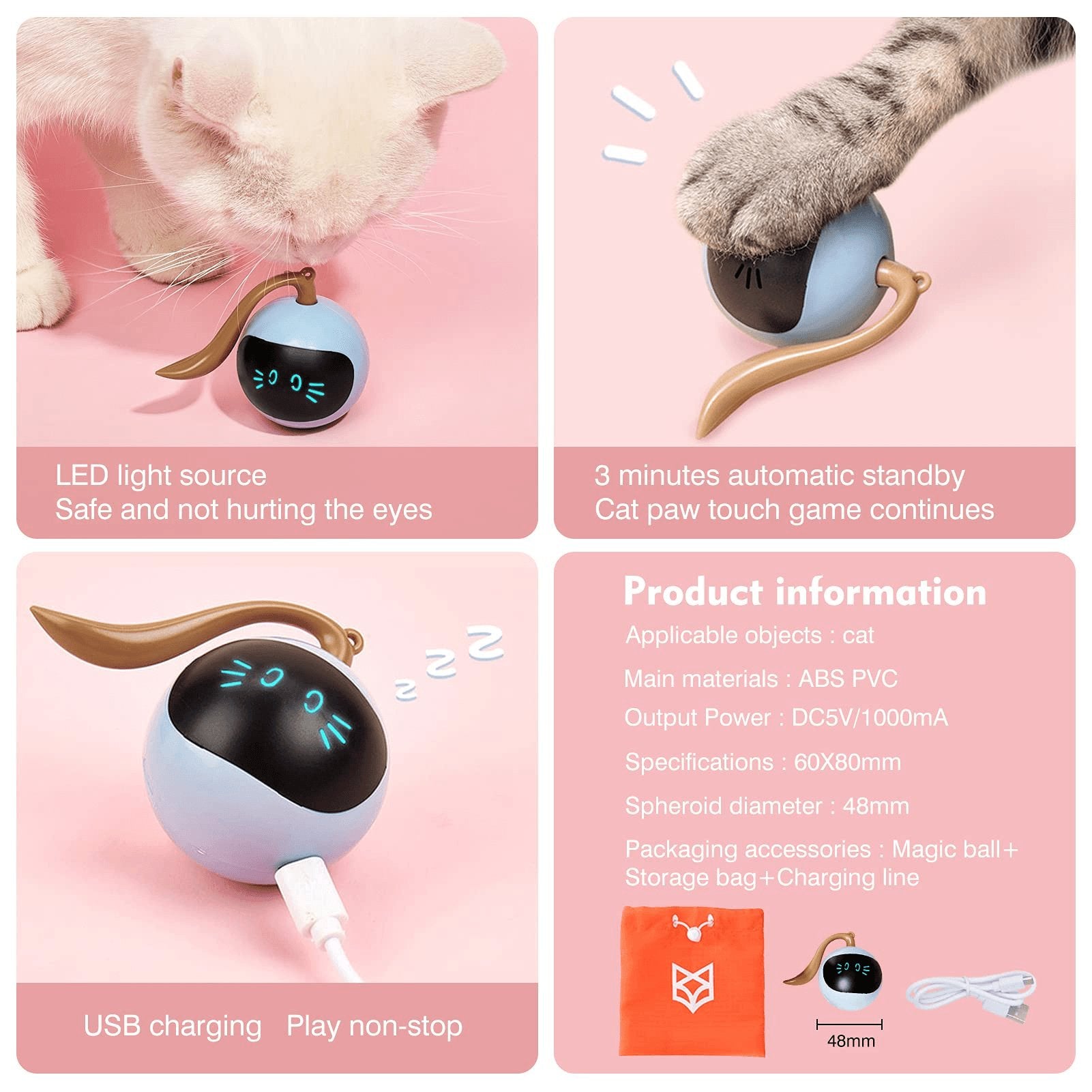 Kitten Electronic Ball - ItemBear.com