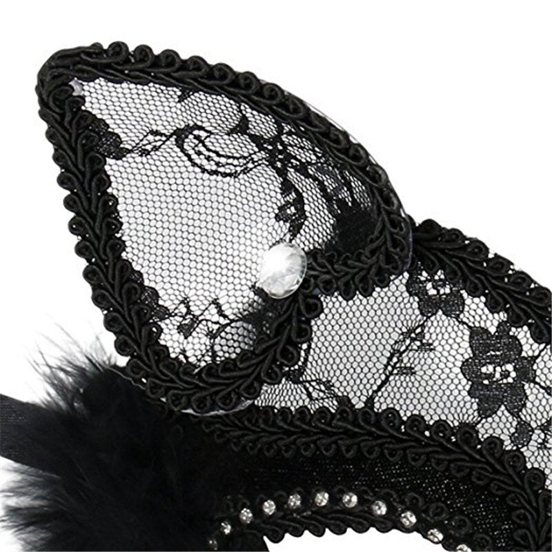 Lace Cats Eye Mask - ItemBear.com