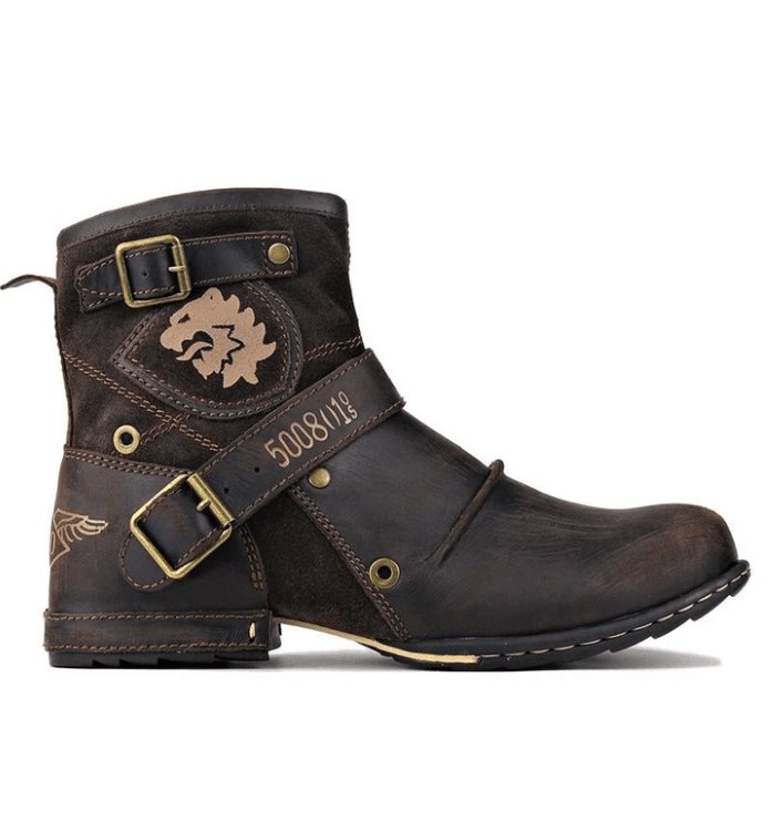Leather Martin boots - ItemBear.com