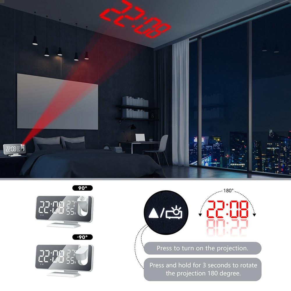 LED Digital Projection Clock - ItemBear.com