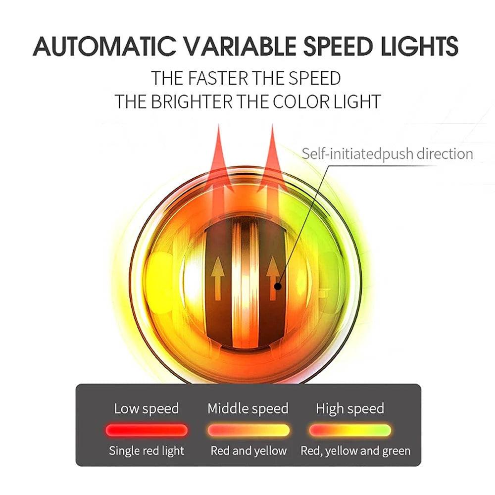 LED Wrist Ball Self Start Gyroscopic Powerball Gyro Arm Trainer - ItemBear.com