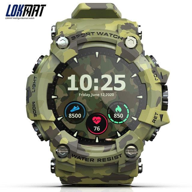 LOKMAT ATTACK Full Touch Screen Fitness Tracker Smart Watch Men Heart Rate Monitor Blood Pressure Smartwatch For Android ios - ItemBear.com