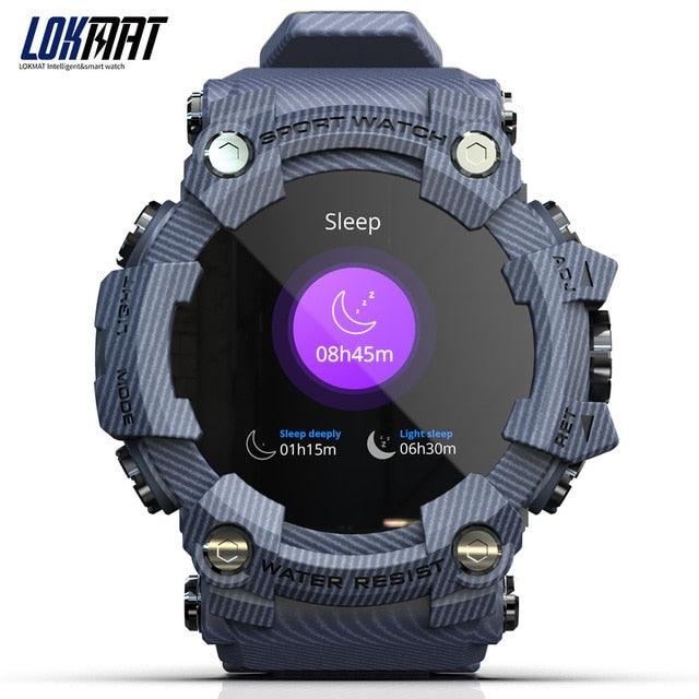 LOKMAT ATTACK Full Touch Screen Fitness Tracker Smart Watch Men Heart Rate Monitor Blood Pressure Smartwatch For Android ios - ItemBear.com