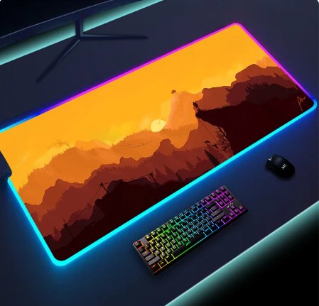 Luminous LED Lighting Mouse Pad - ItemBear.com