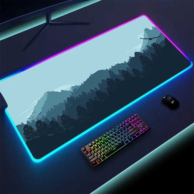 Luminous LED Lighting Mouse Pad - ItemBear.com