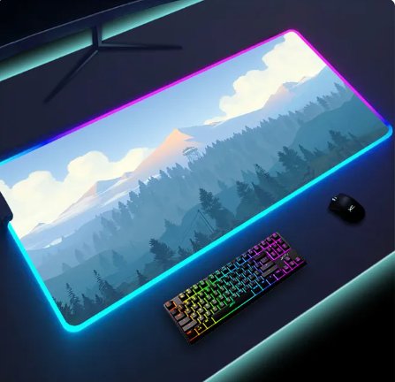 Luminous LED Lighting Mouse Pad - ItemBear.com