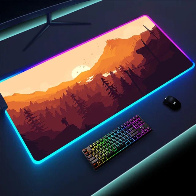 Luminous LED Lighting Mouse Pad - ItemBear.com