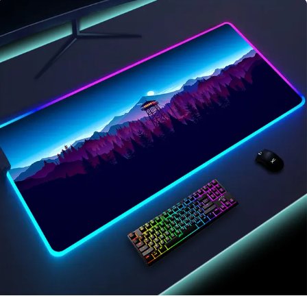 Luminous LED Lighting Mouse Pad - ItemBear.com