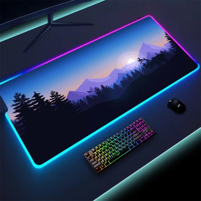 Luminous LED Lighting Mouse Pad - ItemBear.com