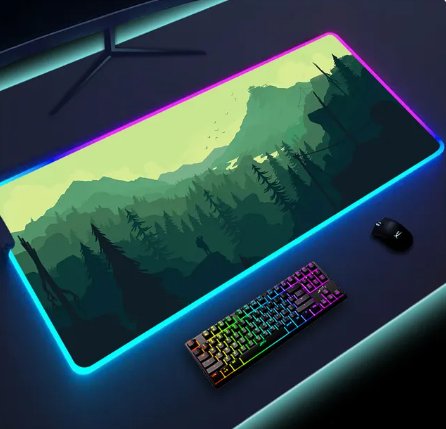 Luminous LED Lighting Mouse Pad - ItemBear.com