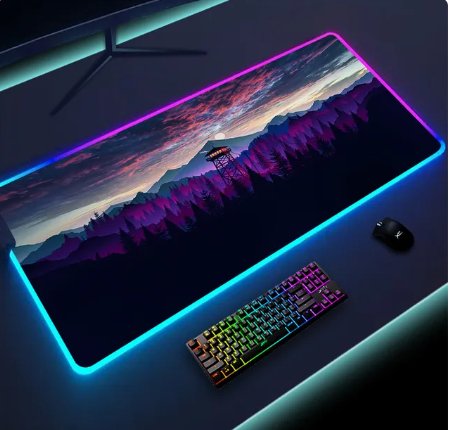 Luminous LED Lighting Mouse Pad - ItemBear.com