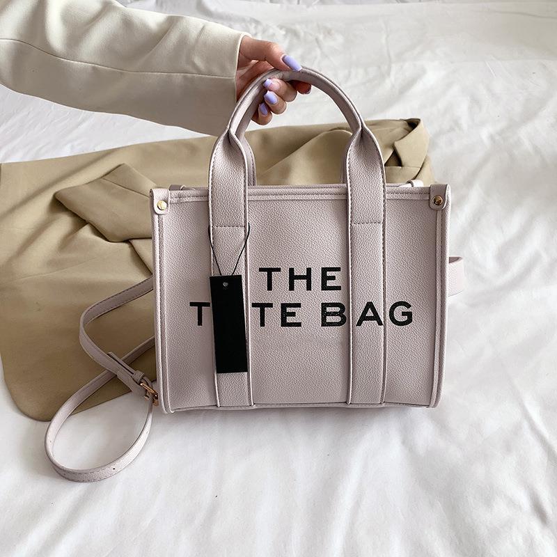 Luxury Designer The Tote Bag for Women Large Capacity Leather Handbags Female Shoulder Messenger Bags Lady High Quality 2022 - ItemBear.com