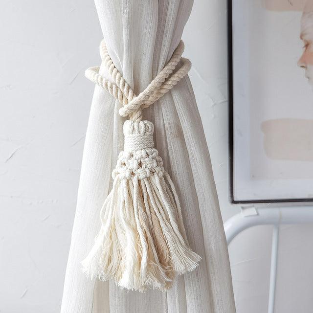 Macrame Room Decoration Curtain Tieback Rope - ItemBear.com