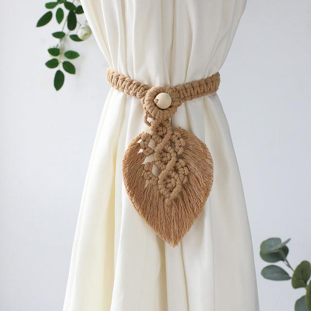 Macrame Room Decoration Curtain Tieback Rope - ItemBear.com