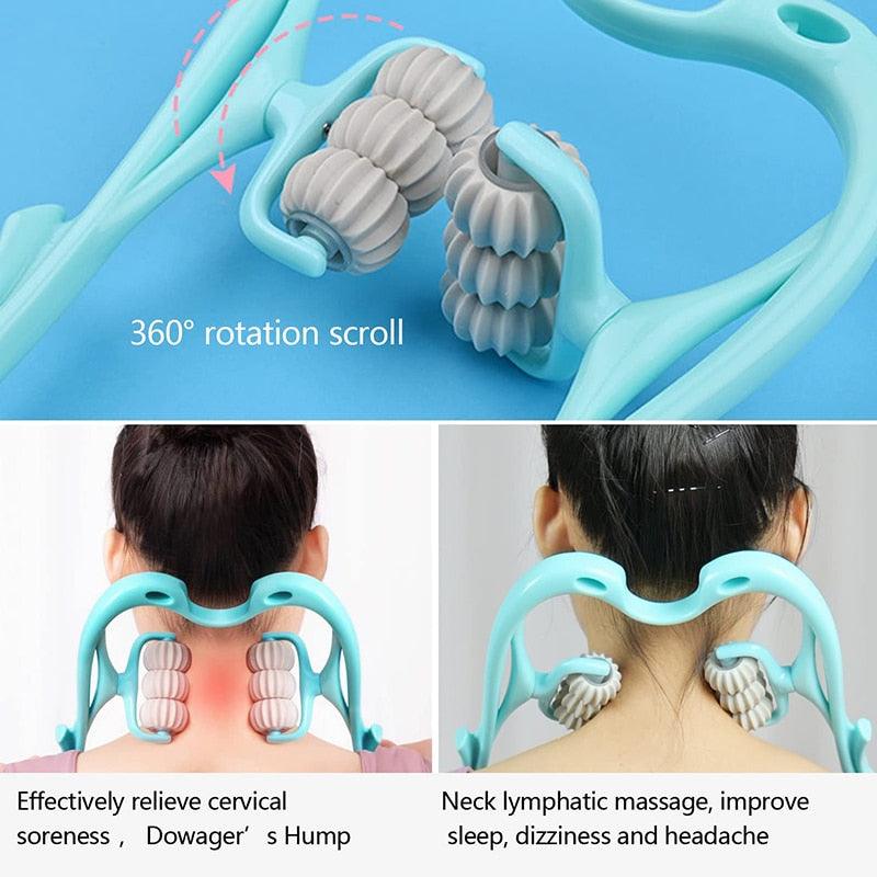 Manual Neck and Shoulder Massage Roller - ItemBear.com