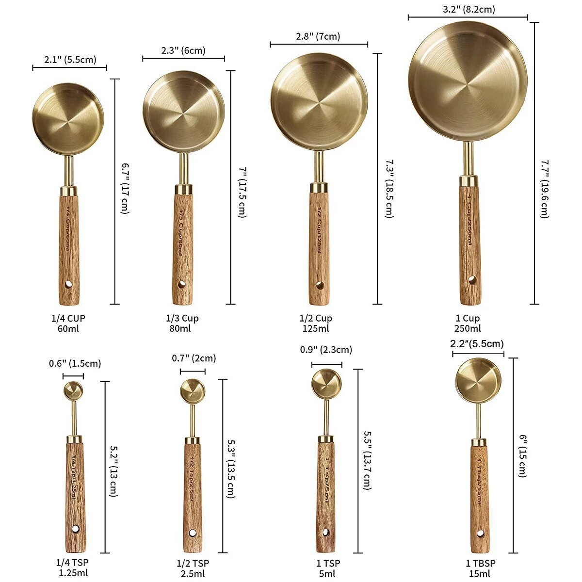 Measuring Cups and Spoon Set - ItemBear.com