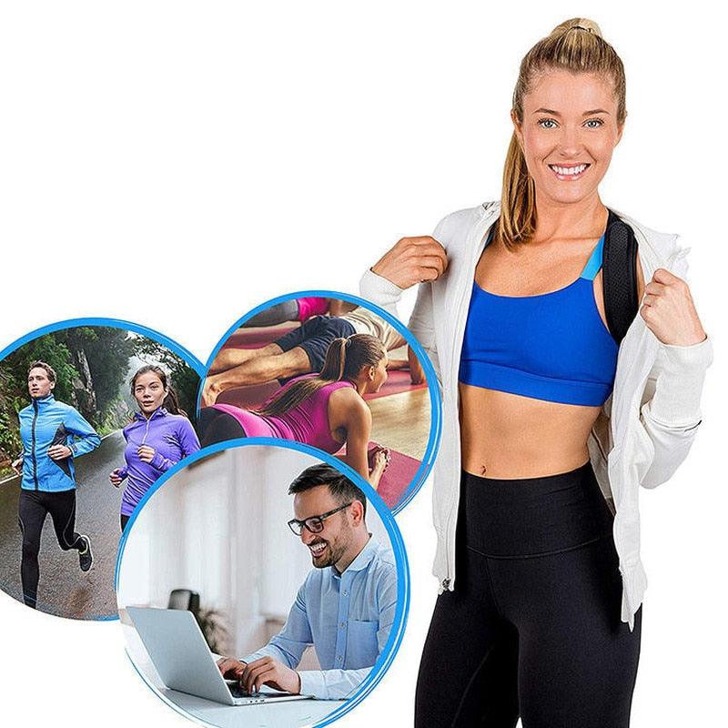 Medical Adjustable Clavicle Posture Corrector Men Woemen Upper Back Brace Shoulder Lumbar Support Belt Corset Posture Correction - ItemBear.com