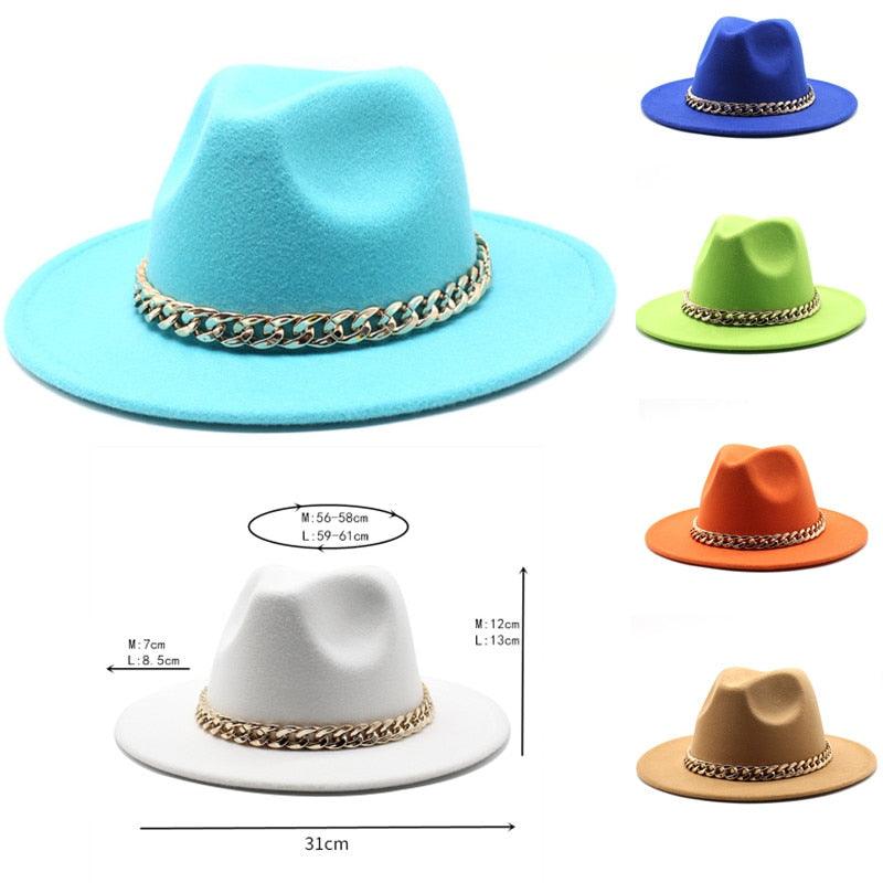 Melange Fedora Hat - ItemBear.com