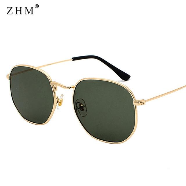 Metal Frame Pilot Mirror Sunglasses - ItemBear.com