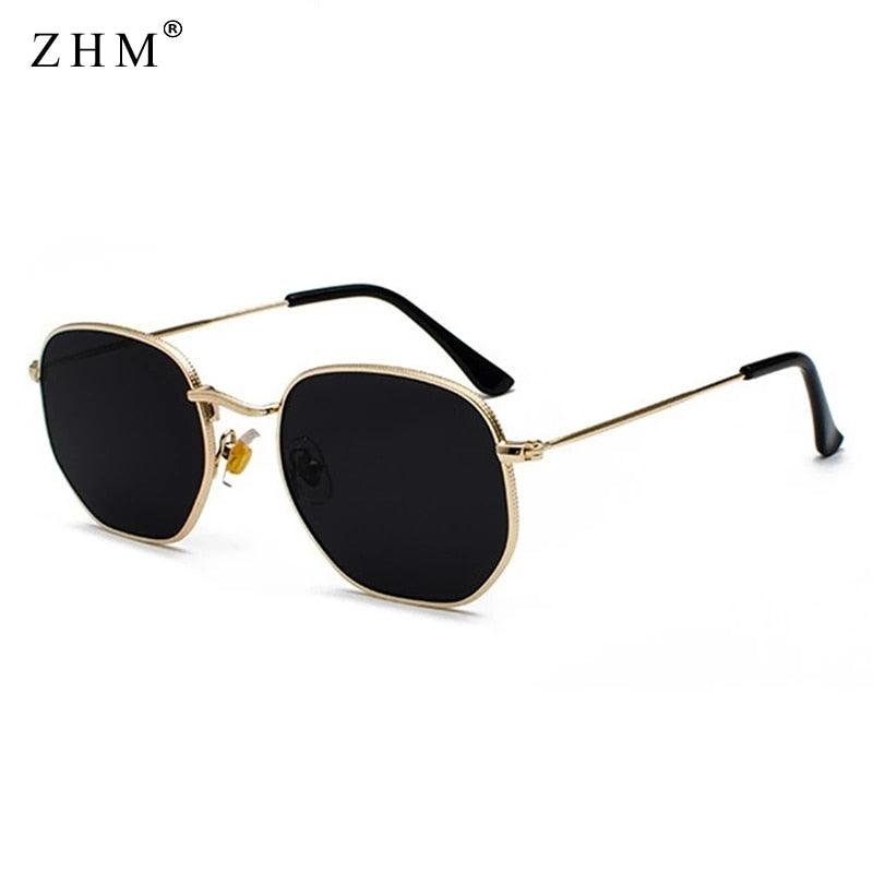 Metal Frame Pilot Mirror Sunglasses - ItemBear.com