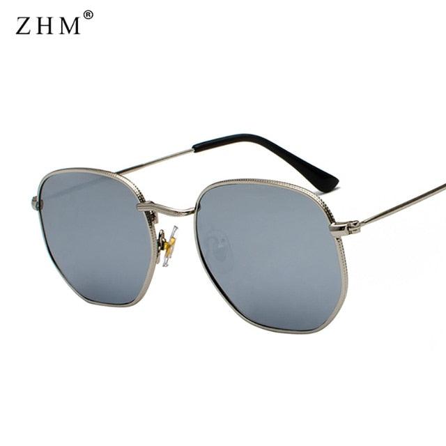 Metal Frame Pilot Mirror Sunglasses - ItemBear.com