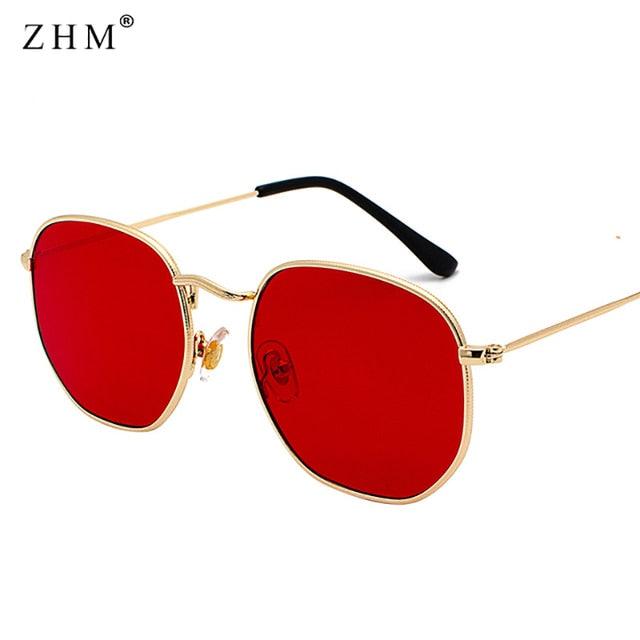 Metal Frame Pilot Mirror Sunglasses - ItemBear.com