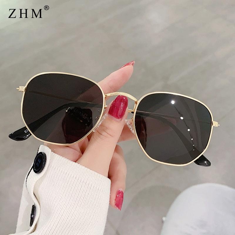 Metal Frame Pilot Mirror Sunglasses - ItemBear.com