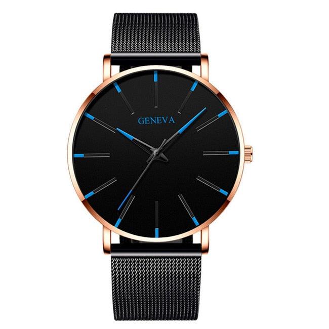 Minimalist Stainless Steel Mens Watch - ItemBear.com