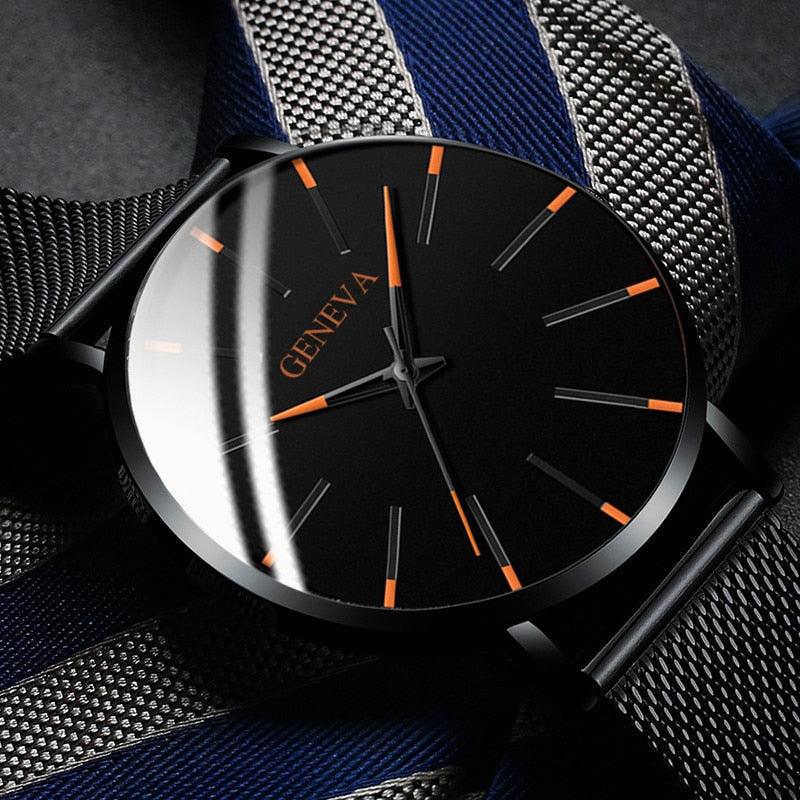 Minimalist Stainless Steel Mens Watch - ItemBear.com