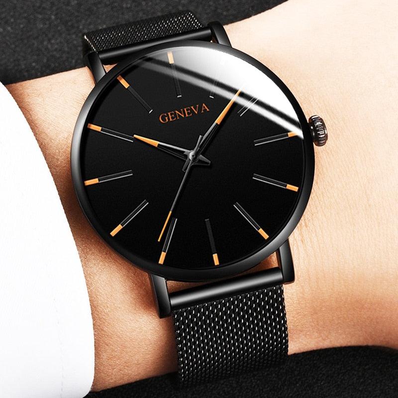 Minimalist Stainless Steel Mens Watch - ItemBear.com