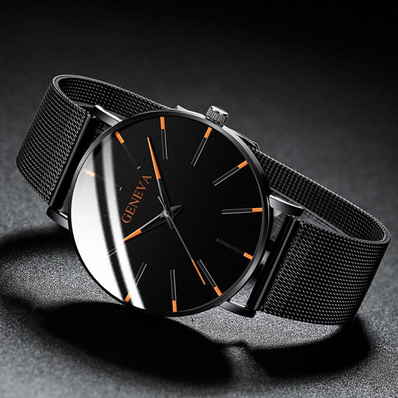 Minimalist Stainless Steel Mens Watch - ItemBear.com