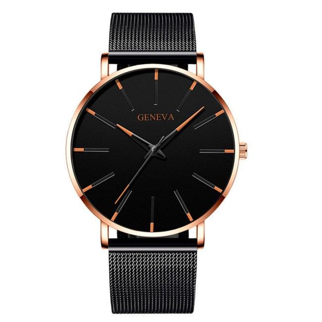 Minimalist Stainless Steel Mens Watch - ItemBear.com