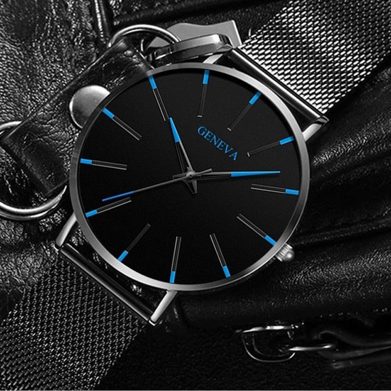 Minimalist Stainless Steel Mens Watch - ItemBear.com