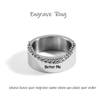 Modern Vintage Chain Ring - ItemBear.com