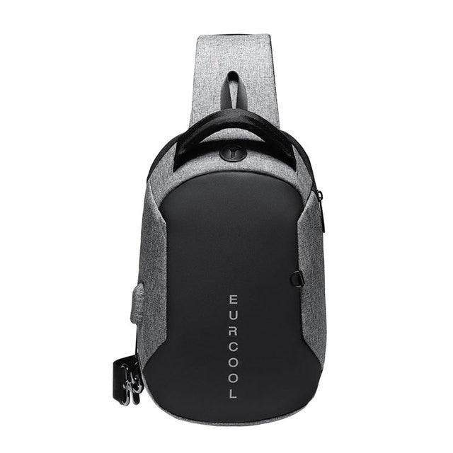 Multifunction Crossbody Chest Bag Men USB Charging Port Messengers Pack Waterproof Sling Shoulder Bags For Male Bolsas Masculina - ItemBear.com